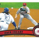 Zack Cozart 2011 Topps Update Rookie #US247 Cincinnati Reds Baseball Card