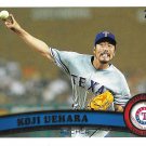 Koji Uehara 2011 Topps Update #US53 Texas Rangers Baseball Card