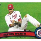 Jayson Werth 2011 Topps Update #US210 Washington Nationals Baseball Card