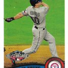 Michael Young 2011 Topps Update #US138 Texas Rangers Baseball Card