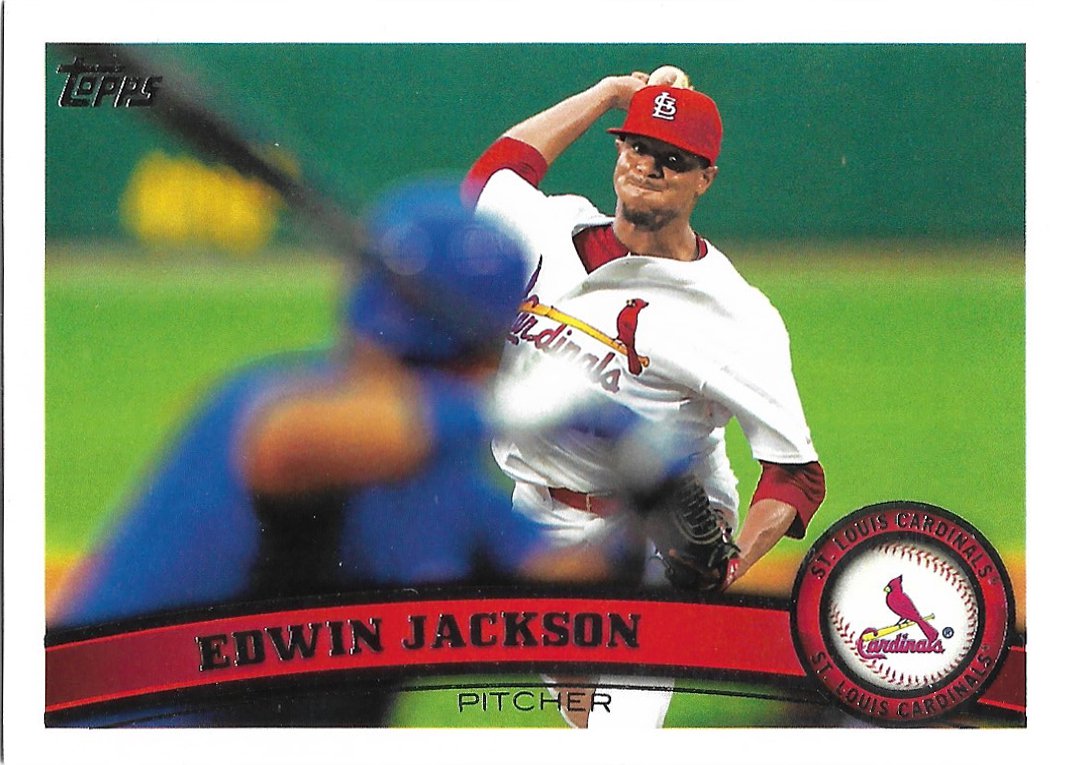 Edwin Jackson 2011 Topps Update #US294 St. Louis Cardinals Baseball Card