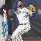 Teoscar Hernandez 2020 Topps #644 Toronto Blue Jays Baseball Card
