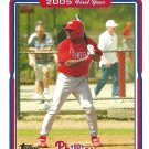 Mike Bourn 2005 Topps #686 Philadelphia Phillies Baseball Card