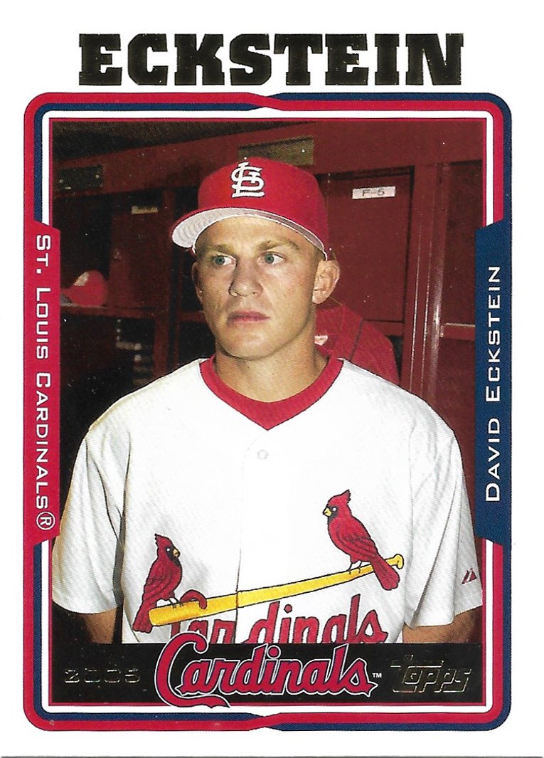 David Eckstein 2005 Topps #462 St. Louis Cardinals Baseball Card