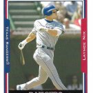 Laynce Nix 2005 Topps #597 Texas Rangers Baseball Card