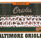 Baltimore Orioles 2005 Topps #641 Baseball Team Card