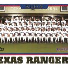 Texas Rangers 2005 Topps #666 Baseball Team Card