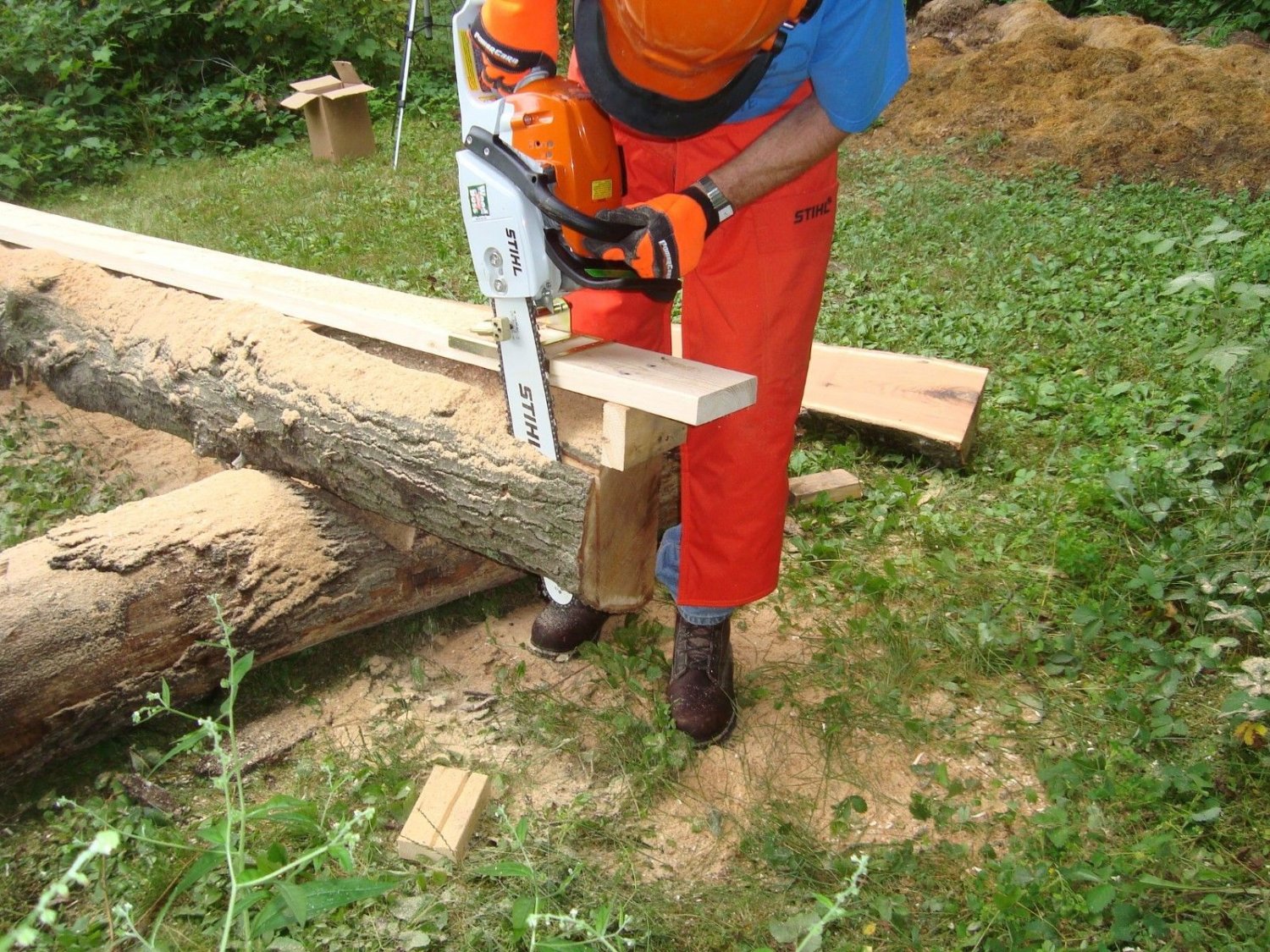 LUMBER MAKER CHAINSAW GUIDE ACCESSORY CUT CUTTING LUMBER WOOD