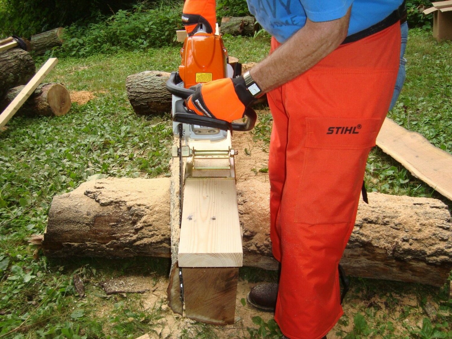 LUMBER MAKER CHAINSAW GUIDE ACCESSORY CUT CUTTING LUMBER WOOD