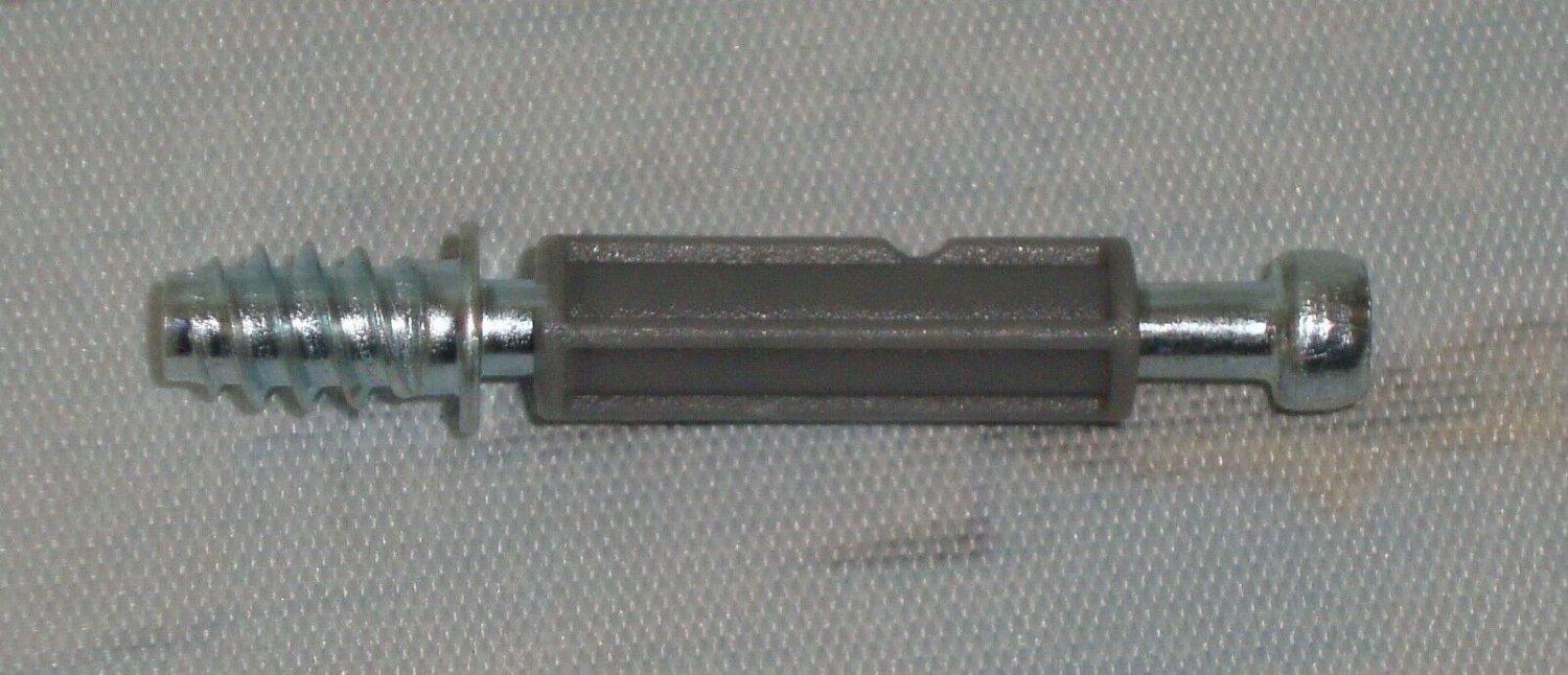 IKEA Cam Lock Dowel Connector Screws Part 112996 lot of 8 Screws