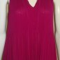 Derek Lam 10 Crosby  Lined Sleeveless Pleated Blouse Top Size 4 NEW Retail $210