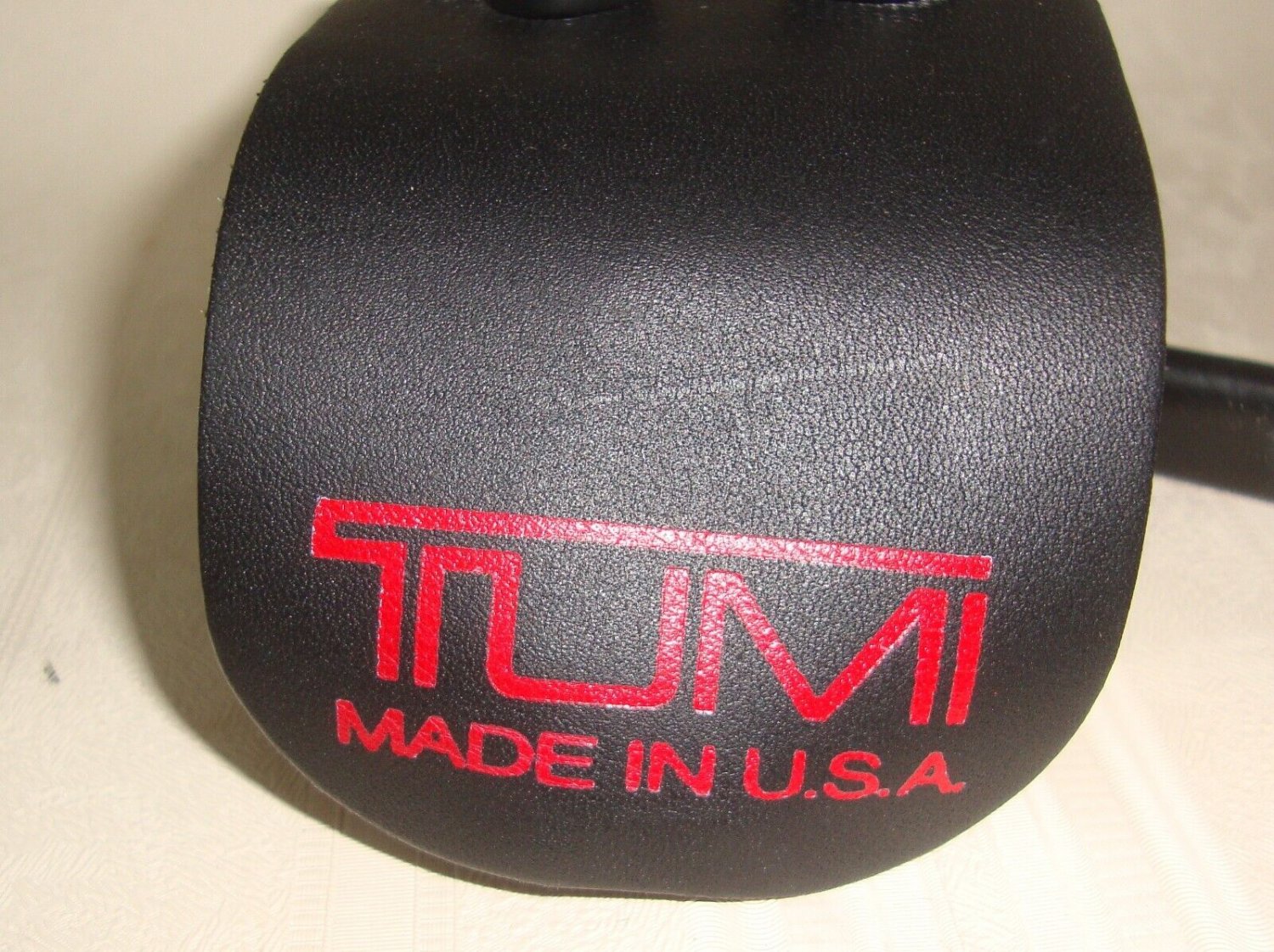 TUMI Replacement Wally Lock Hanger Hook Clasp w/ TUMI Leather Tag