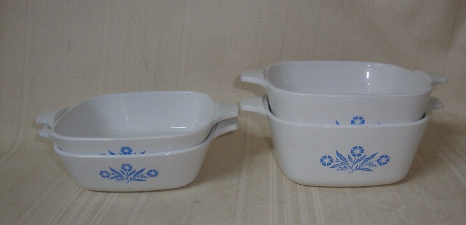 VTG Corning Ware P-43-B Petite Cornflower Blue P-41-B 1 3/4 Cup Dish ...