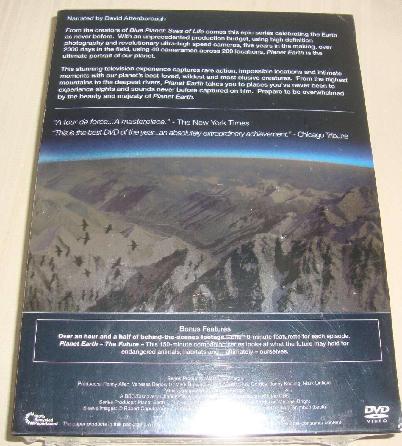 Planet Earth The Complete Series Dvd Box Set Of 5 Discs Brand New And Sealed