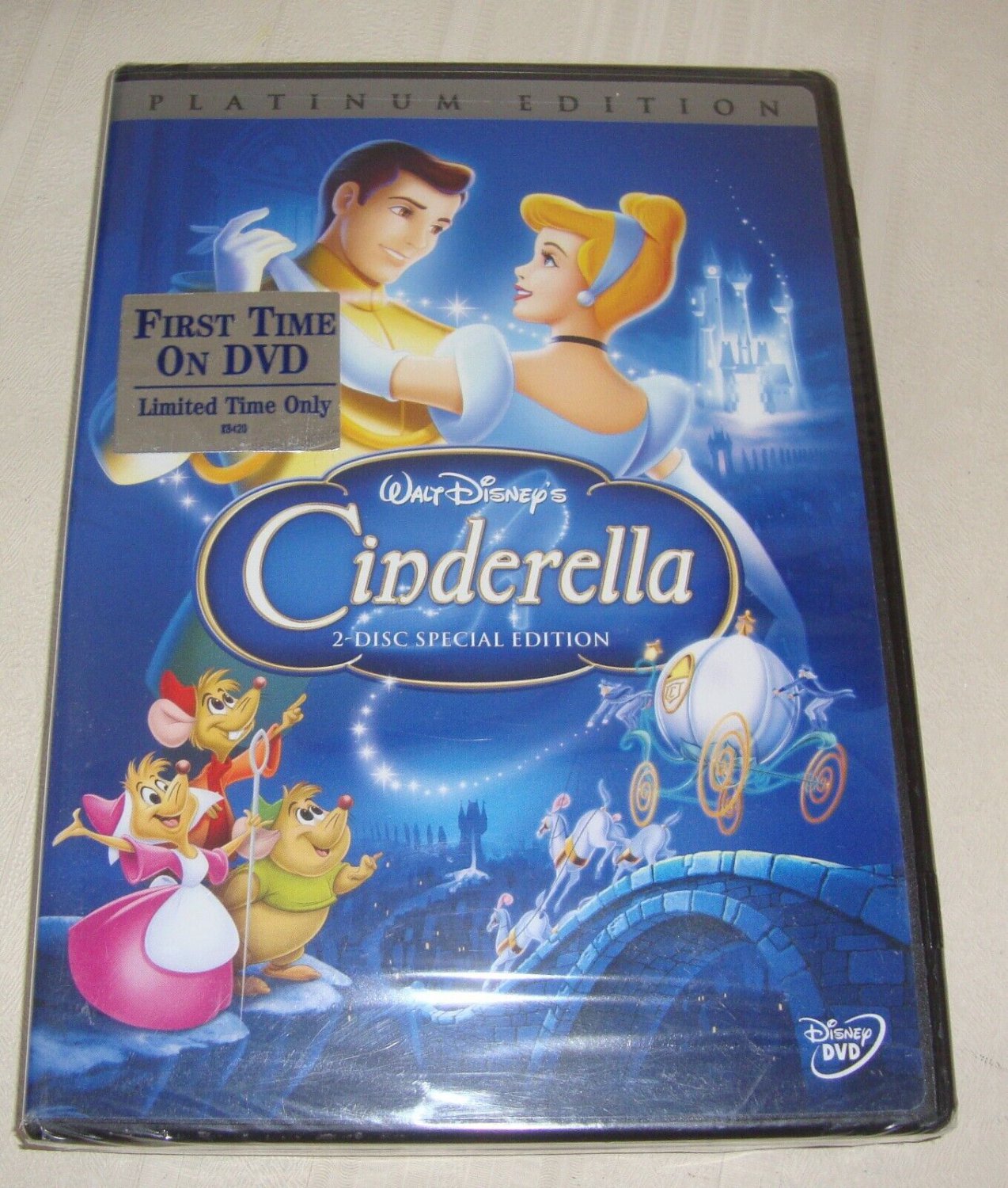 Walt Disney Cinderella DVD 2-Disc Special Platinum Edition NEW & SEALED