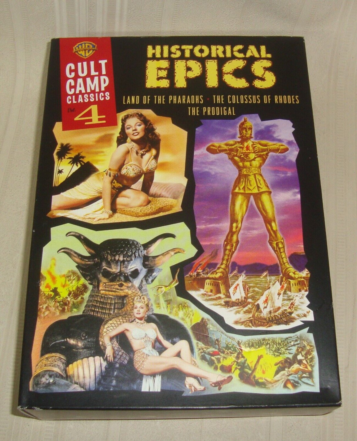 Cult Camp Classics Volume 4historical Epics Dvd 2007 3 Disc Set 3684