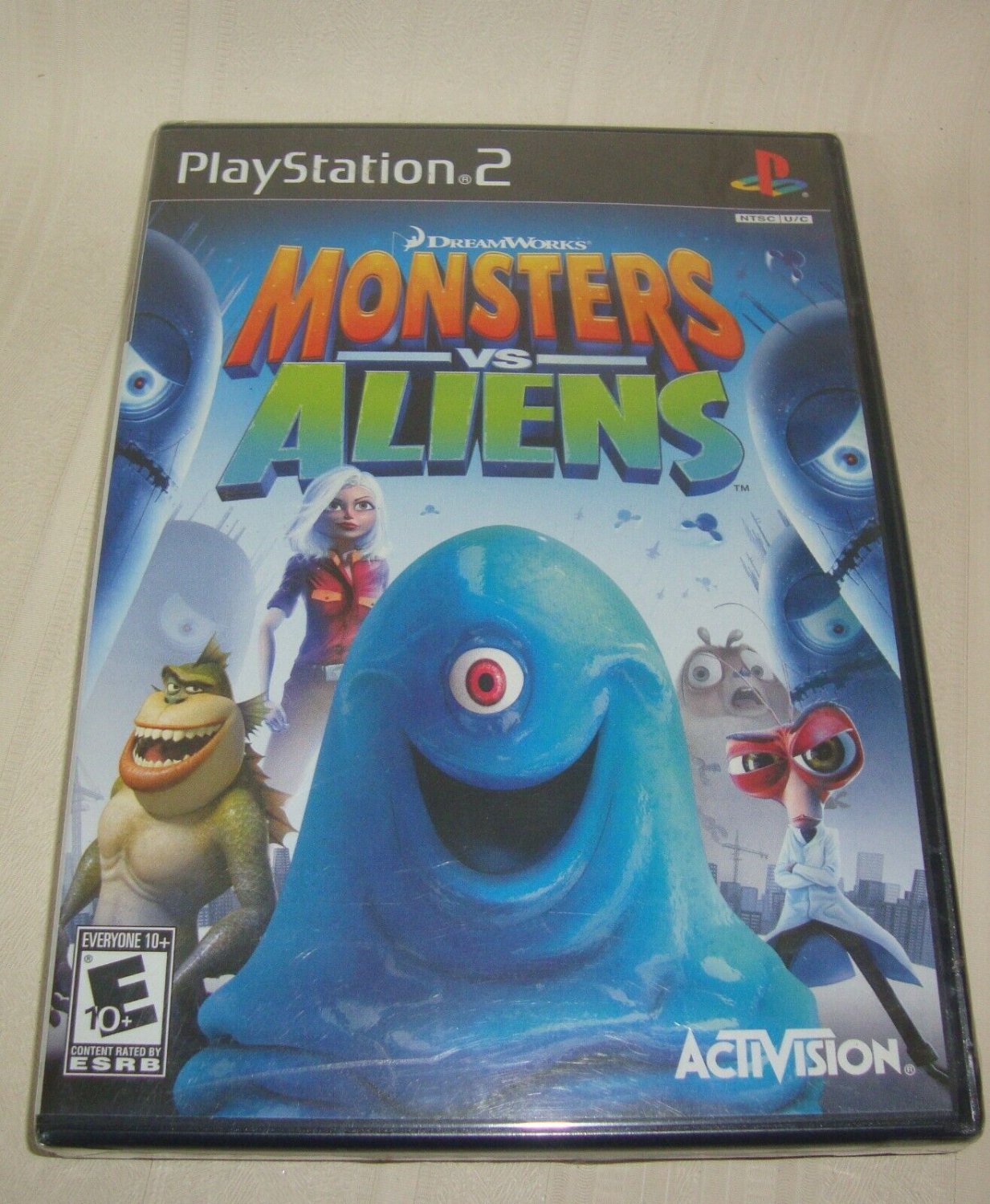 Monsters Vs. Aliens Sony Playstation 2 Game   Ps2 New & Sealed