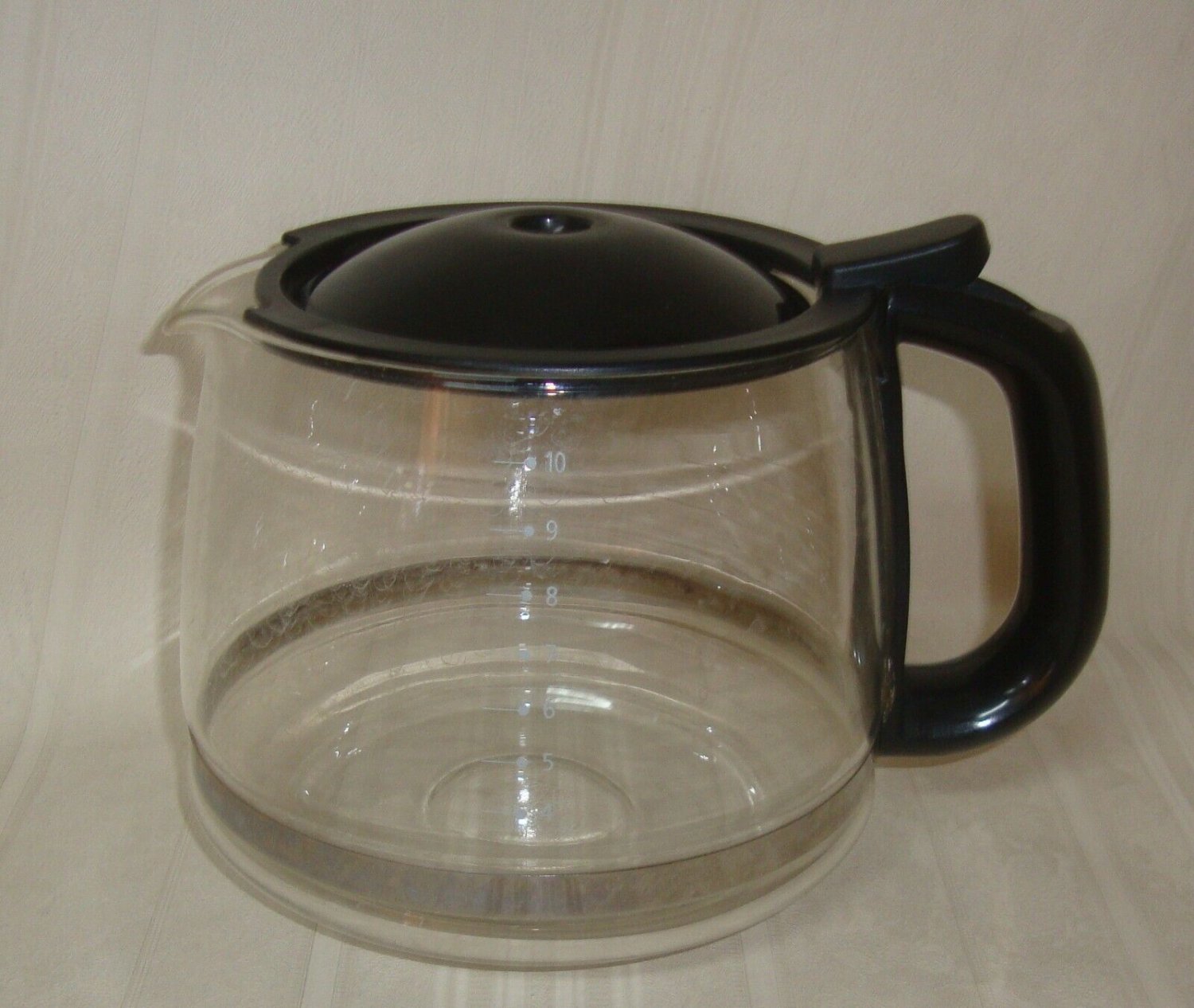 Krups XP1500 Espresso Coffee Maker Replacement Carafe Clear with Black