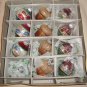 Radko Shiny Brite Christmas Tree Ornaments "Mini Acorns, Deco & Rounds" 23pcs
