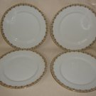 Wm Guerin & Co. Limoges France Set of 4  DINNER PLATES