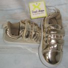 First Steps by Stepping Stones Metallic Sneaker Shoes Toddler Size US 10  NEW