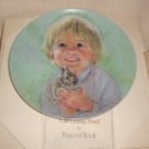 Frances Hook Collector Plate Can I Keep Him? Boy with Bunny Roman 1983 Vintage