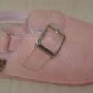 First Steps Pink Faux Leather Fur Sling Back Shoes Clogs BABY Size US 4 NEW