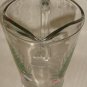 Crisa Holiday 7 Piece Beverage Set, 6 Glass Tumblers & 1 Pitcher 7505, No Box