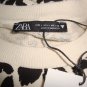ZARA JUST HAPPY Leopard Animal Print Cropped Sweatshirt JUST HAPPY Size L NEW