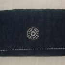 Kipling Navy Blue Trifold Double Snap Large Wallet Organizer