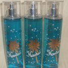Bath & Body Works  Limited Edition Hawaii Fine Fragrance Mist 8 oz LOT OF 3