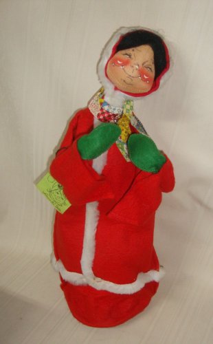 Annalee Thorndike  18" Tall Christmas Doll  with tag Vintage