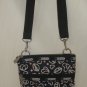 LeSportsac Triple Zip 3 Zipper Crossbody Shoulder Bag  Flower