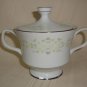 Sango Greenfield 3783 Creamer and Covered Sugar Bowl