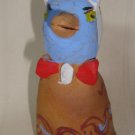 Mexican Terracotta  Oaxacan Ceramic Art Pottery  Two Face Bell RARE Vintage