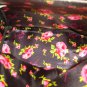 Betsey Johnson Metallic multicolor floral roses & cut out hearts Small backpack