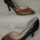 Unisa UNJUBILEE Patent Leather Peep Toe Shoes Women's Size 8 M