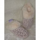 Stars Above Cozy Slip On Leopard Slippers Women's Size US 7 NEW