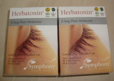 Herbatonin 0.3Mg the First Phyto-Melatonin (Natural Plant Melatonin) Lot 2 Boxes