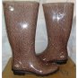 UGG SHAYE Cable Knit  Rain Tall Boots w Fur Insole Size US 5, EU 36 NEW 1012350