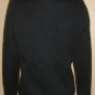 Bonnie Boerer Petite Black Beaded Sweater Zip Knit Jacket Beaded Size S Vintage