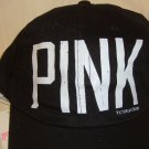 Victoria's Secret PINK  Black Hat with White Letters NEW With Defects