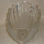 MIKASA GERMANY Large Crystal Ocean Wave oval Centerpiece Bowl Clearwater Shell