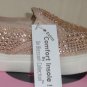 De Blossom girl ASUKA Rose Gold Embellished Sneakers Toddler Size US 9 NEW Cute