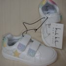 Nicole Miller Double Strap Rainbow Glitter Fashion Court Sneaker TODDLER SIZE 7