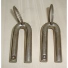 Ab Circle Pro Replacement U Bolts w/ Pins Genuine OEM Set of 2