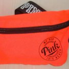 Victoria's Secret PINK Fanny Pack Neon Orange We Run This Beach Adjustable Waist
