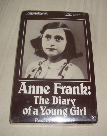 The Diary of a Anne Frank by Ana Frank 1973, Cassette Spoken by Julia Harris NEW