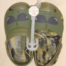 Koala Kids Green with Glasses Design  Clogs Slip On Shoes TODDLER Size US 10