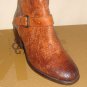 UGG Italian Collection CONCHETTA Weave Leather Buckle Boots Size US 7,EU 38 NEW